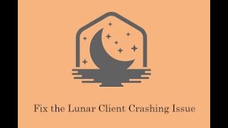 How To Fix Lunar Client QT crashingThirdParty Software Error Fix [upl. by Jalbert]