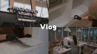 VLOG 👩🏻‍🍳 The process of opening the bakery cafe A PIECE OF JOY D7 [upl. by Atsirc]