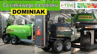 Opryskiwacz DOMINIAK  nowa beczka 3000 l komputer kolumna kosiarka  Targi TSW 2023 [upl. by Kendre]