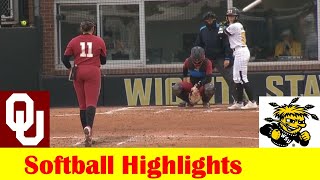 2 Oklahoma vs Wichita State Softball Game Highlights April 9 2024 [upl. by Tisbe717]