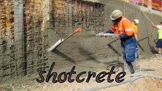 Shotcrete Works [upl. by Suolhcin509]