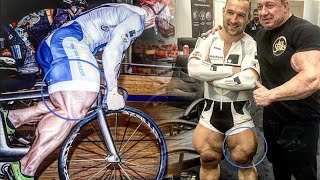 STRONGEST CYCLIST with Monster Legs Robert Forstemann Muscle Madness [upl. by Bel]