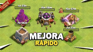 El SECRETO para MEJORAR RÁPIDO SIN CANSARTE 🤫 Clash of Clans [upl. by Eirolav]