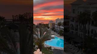 📍 Gran Melia Palacio de Isora Tenerife sunset sunsets granmelia meliahotels [upl. by Odey]