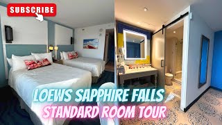 Loews Sapphire Falls Orlando  200923  Standard Room Tour 🏖️💚 [upl. by Refenej]