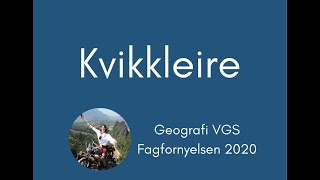 Geografi 21 Kvikkleire [upl. by Anneh]