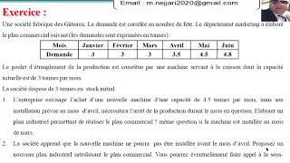 Gestion de production Ep 2  exercices sur les PIC amp PDP [upl. by Amatruda]