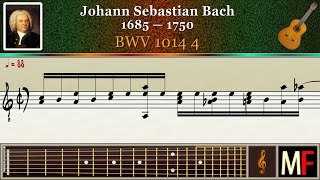 Bach BWV 1014 4 [upl. by Adnale]