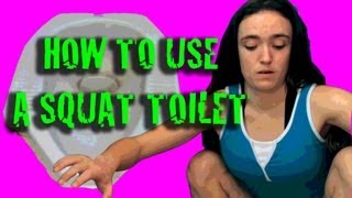 How to use a squat toilet WC Jongkok [upl. by Berns801]