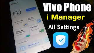 vivo i manager app kaise use kare  how to use vivo imanager app  I manager in vivo [upl. by Bendite]