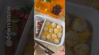 Cece ga tau kalau isinya bento lucu dewivanow bekalbento bekalsekolah bento bekal [upl. by Einhapets]