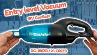 Makita Vacuum Cleaner  Cordless 18V  model DCL180ZB or XLC02XB [upl. by Kalvn]