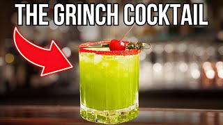 Christmas Cocktail Idea  The Grinch  Cocktail Recipe [upl. by Ciro450]