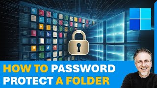 How to Password Protect a Folder in Windows 10 or 11 Home amp Professsional Editions [upl. by Trebleht823]