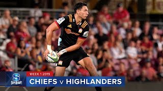 Chiefs v Highlanders  Super Rugby 2019 Rd 1 Highlights [upl. by Roane]