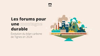 Évolution du bilan carbone de Tignes en 2024 [upl. by Aleel]