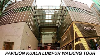 Pavilion Kuala Lumpur  Bukit Bintang Walking Tour 4K  Ultimate Shopping amp Dining Experience [upl. by Ahrat]