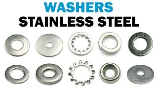 The Many Varieties of Stainless Steel Washers  Fasteners 101 [upl. by Pevzner]