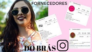 CONTATO DE FORNECEDORES DO BRÁS  Instagram e WhatsApp [upl. by Eimyaj962]