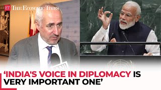 Voice of PM Modi India in diplomacy is loud and important Stephane Dujarric [upl. by Ruon]