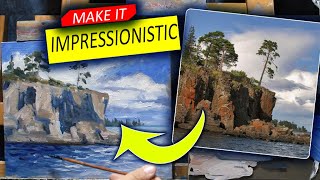 Secrets of Impressionist Painting Techniques  Monets style of painting [upl. by Meehsar]