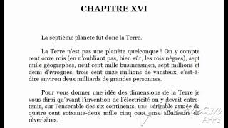 Le Petit Prince  Livre Audio avec texte  Chapitre 16  FR [upl. by The]