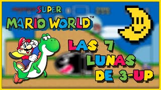 Super Mario World SNES  Las 7 Lunas de 3up Moons Location [upl. by Gnik]