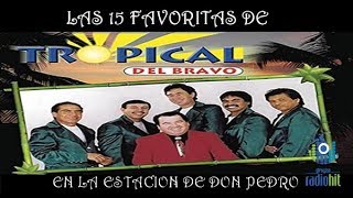 Mix de las 15 Favoritas de TROPICAL DEL BRAVO exitos gruperos [upl. by Loni654]