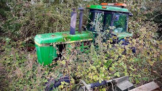 RECOVERING ABANDONED JOHN DEERE FARM TRACTOR [upl. by Imnubulo931]