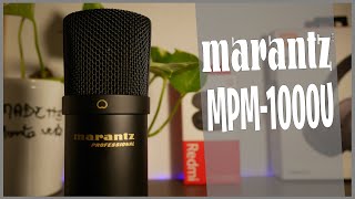 Mon nouveau Micro  Marantz MPM1000U [upl. by Evan]