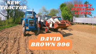 DAVID BROWN 996 NEW TRACTOR ARRIVES [upl. by Johathan869]