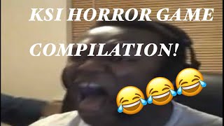 KSI and Deji horror game compilation FUNNY [upl. by Sewellyn]