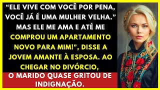 A jovem amante foi até a esposa e começou a insultála O que a esposa fez surpreendeu a todos [upl. by Ahseral]