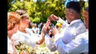 Our African Wedding Highlights Video Sylvia and Koree  Outdoor Wedding CrossCultural Wedding [upl. by Htiaf]