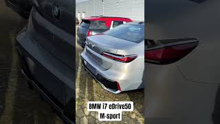 New BMW i7 eDrive50 in MSport  drivers car or ride in the back cars bmw bimmer 7series [upl. by Ydor]