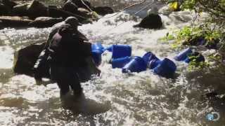 Floating Moonshine Downriver  Moonshiners [upl. by Rory]