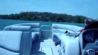 600 HP South Bay Trifecta Pontoons Fastest pontoon [upl. by Nahshun]