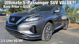 2022 Nissan Murano S TEST DRIVEFULL REVIEW [upl. by Wisnicki]