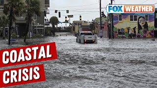 Carolina Beach NC Overwhelmed By Floodwaters As State Of Emergency Issued [upl. by Notgnilliw934]