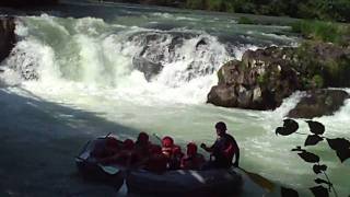 Husum Falls 08012009  White Salmon River  BZ Corner Washington [upl. by Gaut]