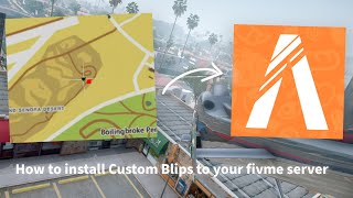 How to install custom Blips to your fivem server [upl. by Alcock190]