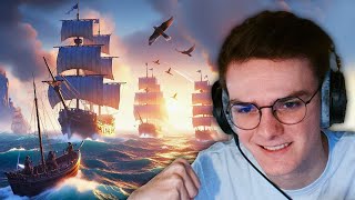 SOLO contre TOUT LE MONDE sur Sea of Thieves  Mon meilleur combat en solo sloop [upl. by Bollay]