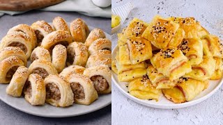 2 Tasty appetizers with puff pastry [upl. by Nebra]