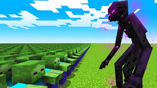 1000 Zombies vs Mutant Enderman [upl. by Niarda189]