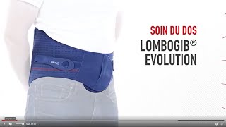 Ceinture Lombogib® Evolution Gibaud  Mise en place [upl. by Dorcia918]