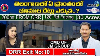 Which Region Of Telangana Has The Highest Land Rates  Hyderabad Real Estate  JM Infra [upl. by Nacul]