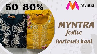 Myntra Diwali sale 5080myntra festive wear haul under 1699myntra Diwali offers myntrasalehaul [upl. by Brittaney]