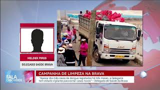 Campanha de limpeza na Brava  Fala Cabo Verde [upl. by Lertram100]