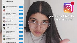 Seguidores GRATIS en MINUTOS para Instagram 2022  FUNCIONA  sin banneos [upl. by Ahsircal678]