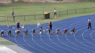 100m Men Shuhei Tada 1034 04 Coles 2019 Queensland Athletics Championships [upl. by Ymer]